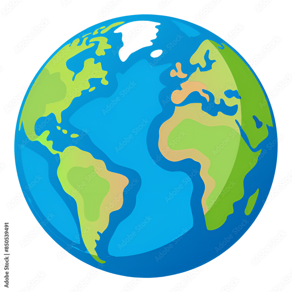 Naklejka premium earth globe icon