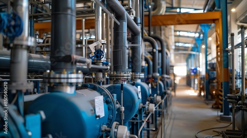A desalination plant equipment manufacturing facility