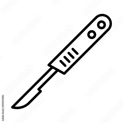 Scalpel line icon