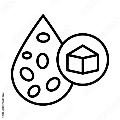 Diabetes Test Kit line icon