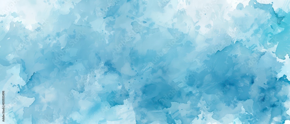 Fototapeta premium Blue abstract water texture, resembling a pool, with light patterns reflecting waves, creating a clean, serene surface