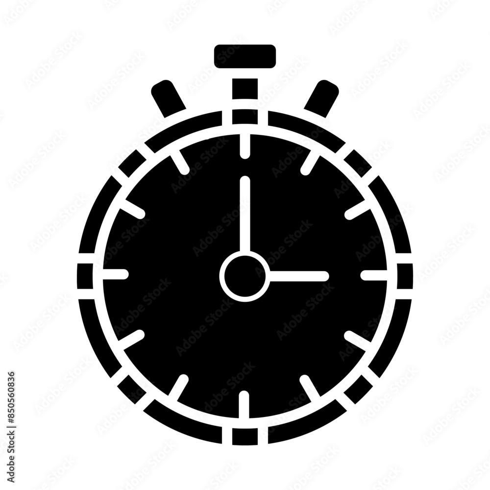 Chronometer glyph icon Chronometer glyph icon