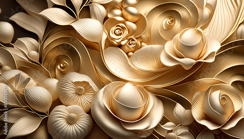 background with gold