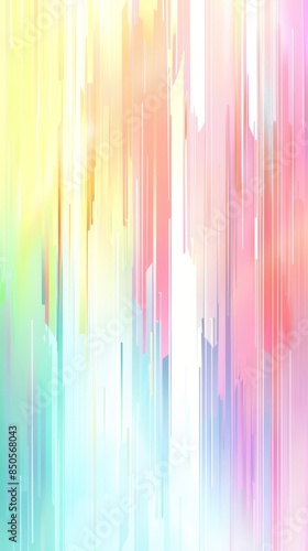 Abstract Pastel Colors With Vertical Strokes and Light Splashes Background