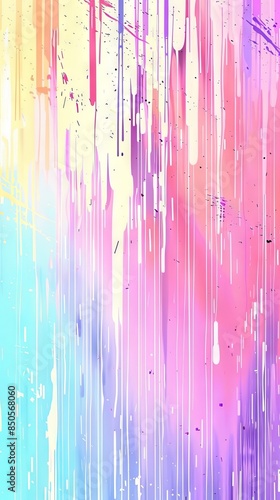 Abstract Pastel Colors With Vertical Strokes and Light Splashes Background