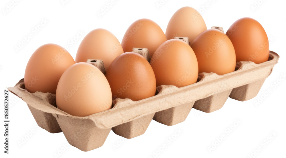 PNG Cardboard container egg food white background PNG Cardboard container egg food white background