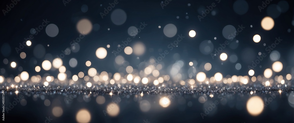 A dreamy, festive bokeh backdrop with shimmering lights and glowing sparkles, ideal for celebrations, holidays, and elegant event themes A dreamy, festive bokeh backdrop with shimmering lights and glowing sparkles, ideal for celebrations, holidays, and elegant event themes