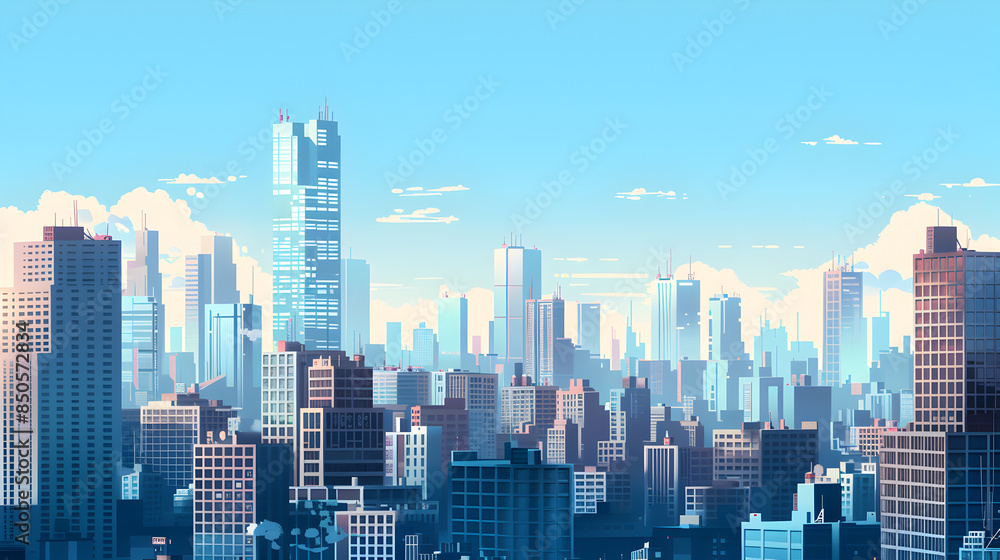 Fototapeta premium Cityscape abstract background