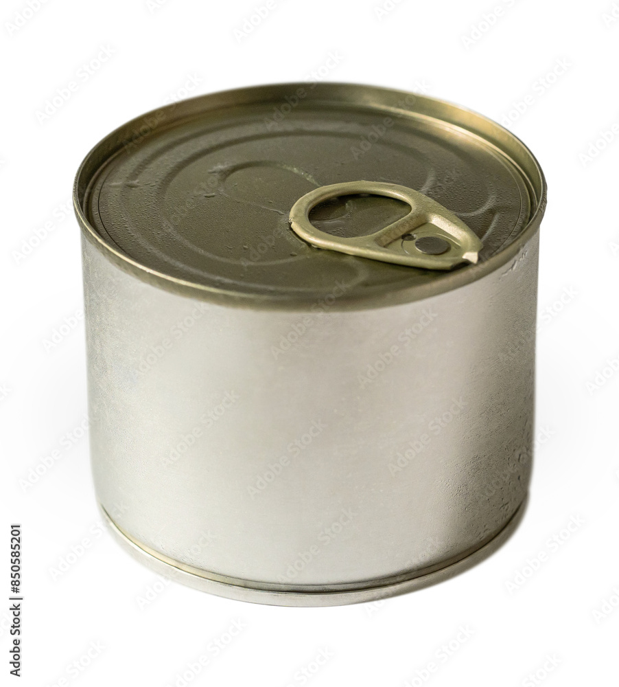 closed can with drops of condensate. closed can with drops of condensate.