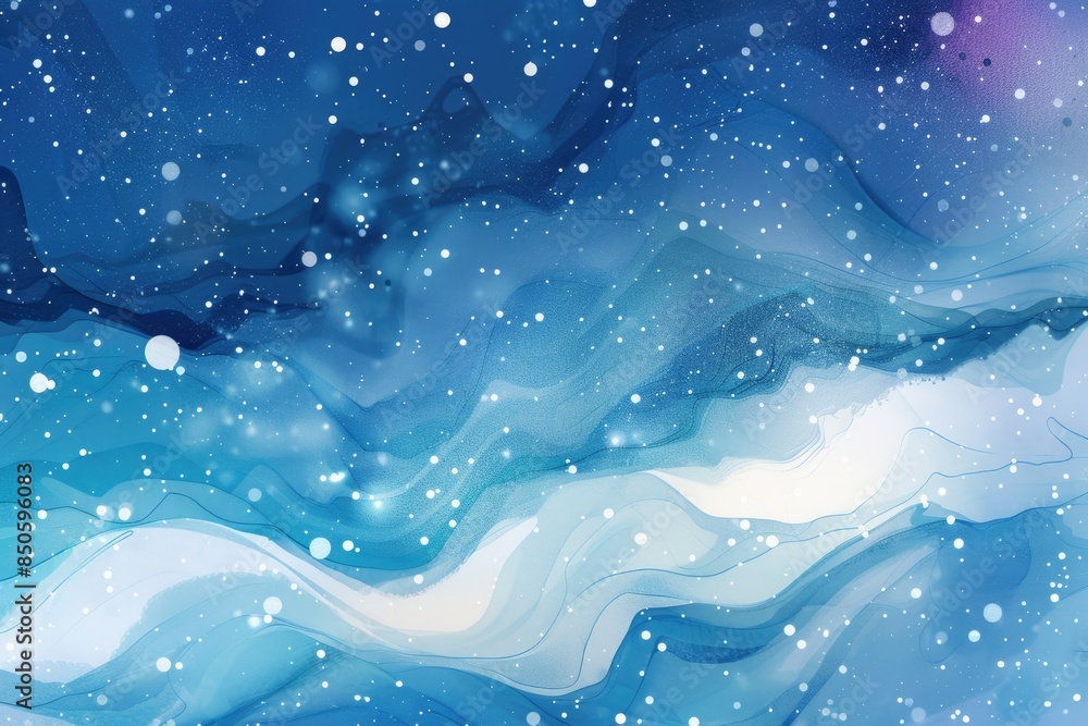 custom made wallpaper toronto digitalAbstract Frozen Blue Waves in Winter Wonderland