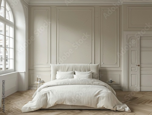 Bedroom Room Wall Art Mock Up
