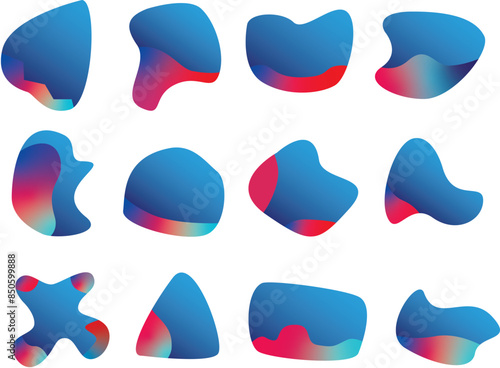 Gradient Blob Wave Collection