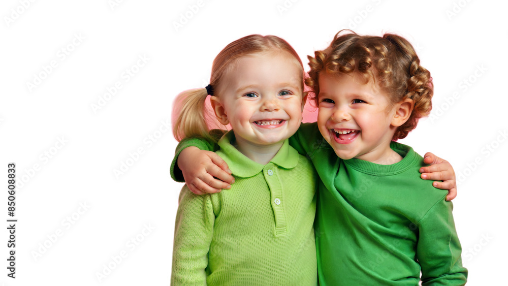 A heartwarming portrait capturing the special bond and affection between two siblings, showcasing their closeness and playfulness. A heartwarming portrait capturing the special bond and affection between two siblings, showcasing their closeness and playfulness.