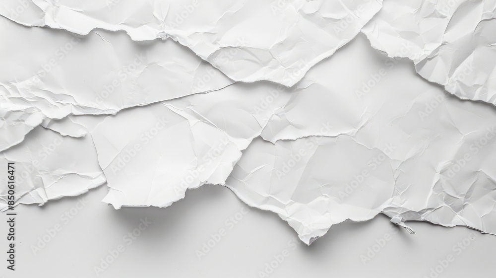 White paper texture or background seen from above laid flat White paper texture or background seen from above laid flat