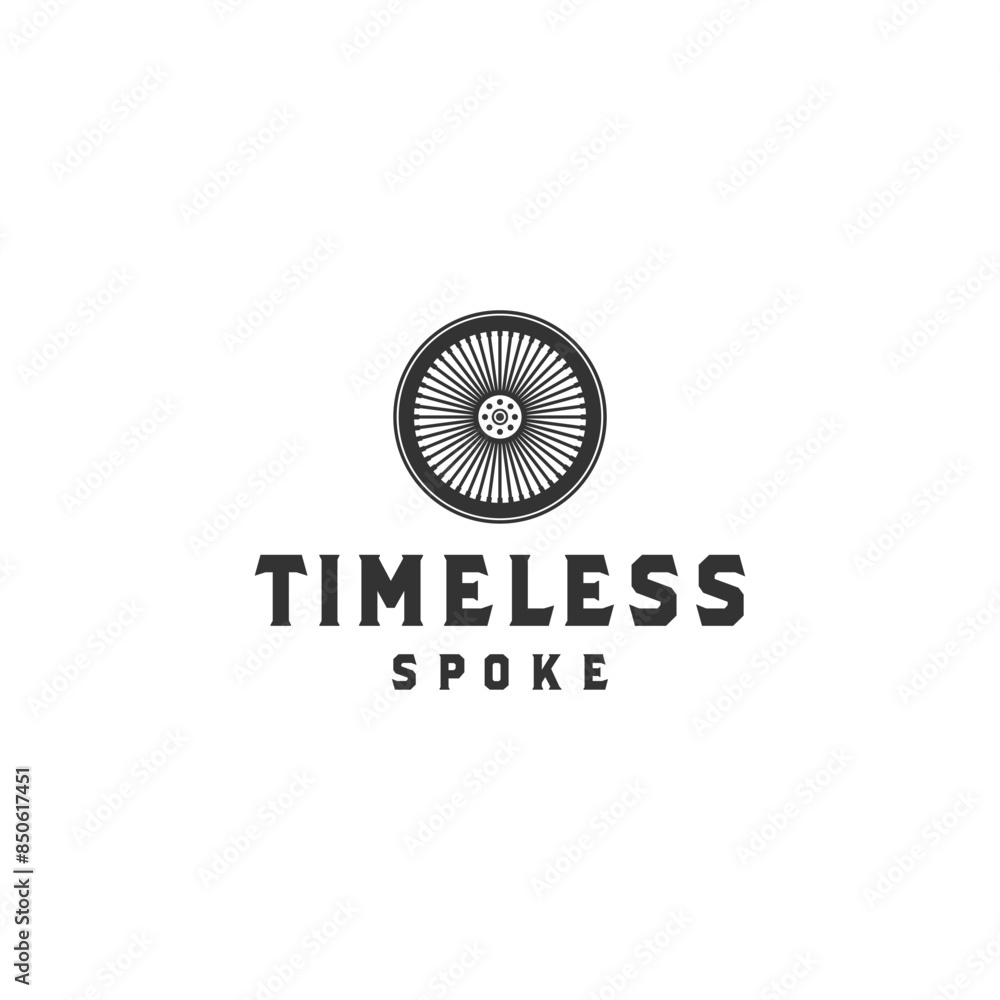 Fototapeta premium spoke logo design