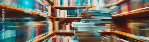 Blurred Abstract Interior o...