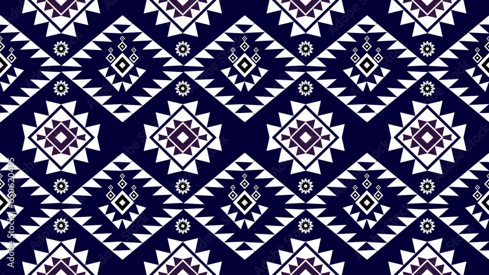 Fototapeta premium ethnic,Ikat pattern