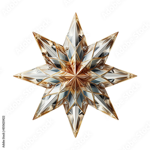 Christmas star decoration PNG