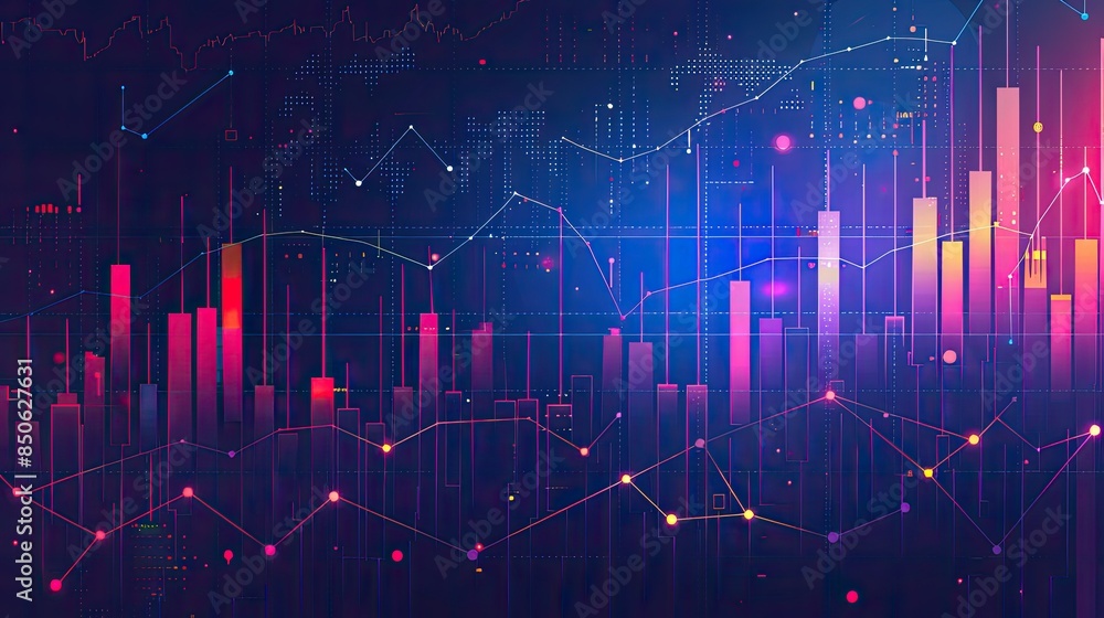 Finance chart,stock market business and exchange financial growth graph Finance chart,stock market business and exchange financial growth graph