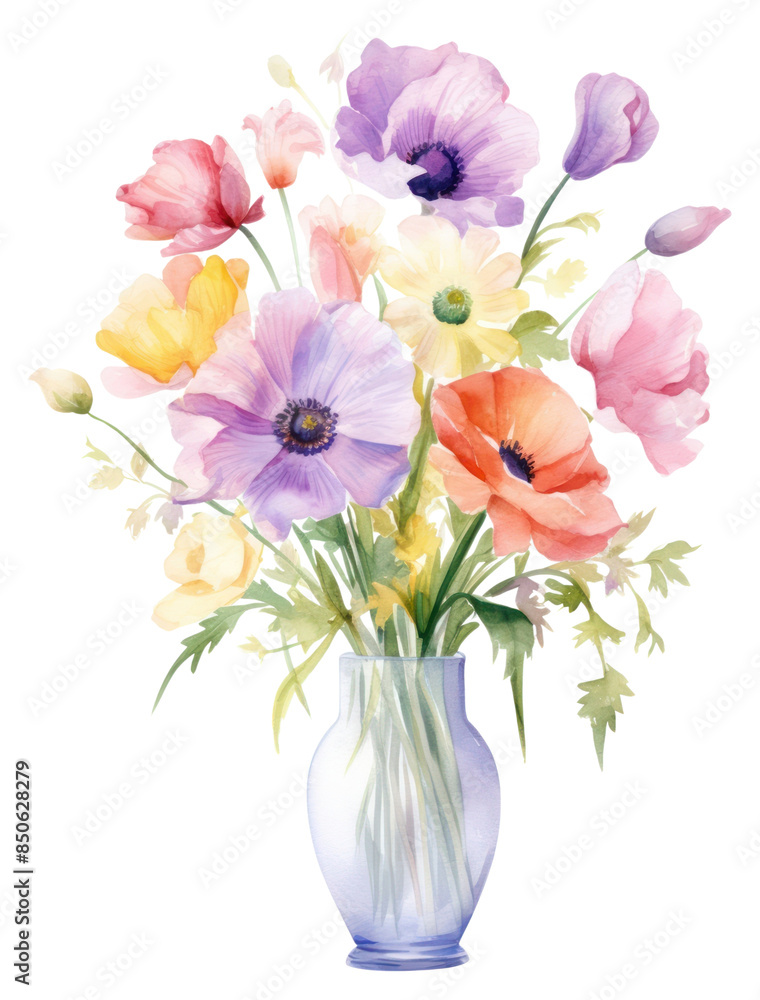 PNG Flower vase painting plant. PNG Flower vase painting plant.