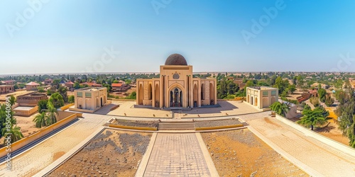 National Museum of Chad in NDjamena Chad skyline panoramic view photo