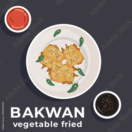 Bakwan fry food from Indonesia photo