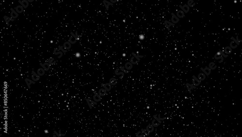 Realistic snowfall for alpha channel