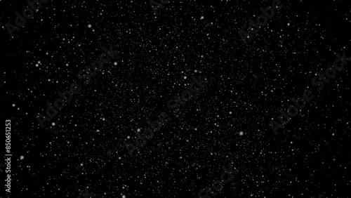 Realistic snowfall for alpha channel