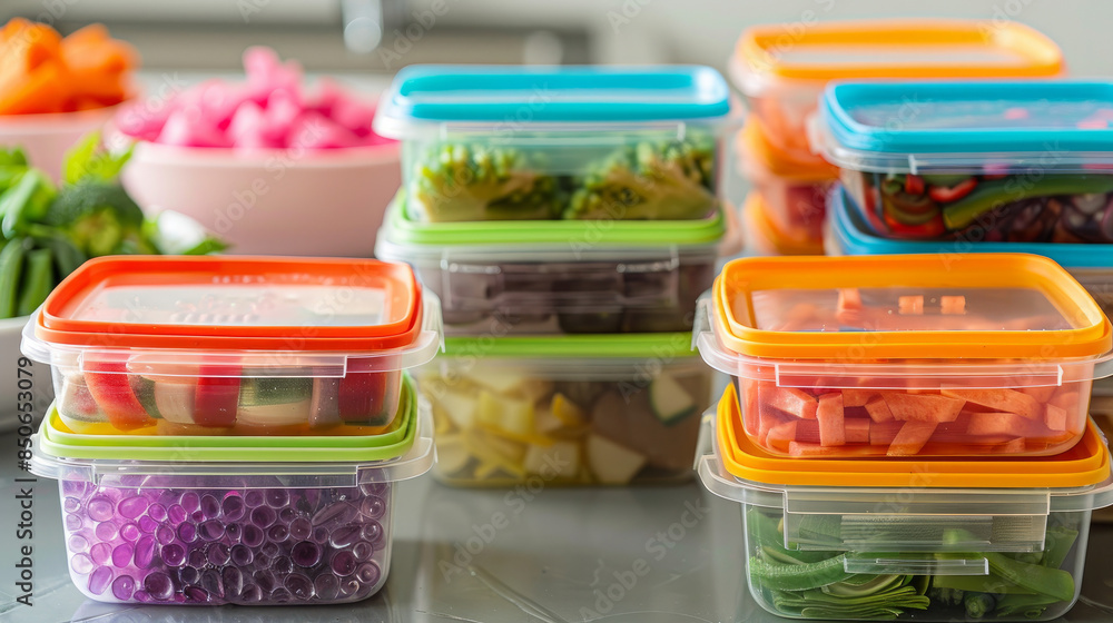 Airtight food containers with lids that snap shut. They're great for freezing and keeping food fresh for lunches. The packages are shown from the top, and they come in different colors. Airtight food containers with lids that snap shut. They're great for freezing and keeping food fresh for lunches. The packages are shown from the top, and they come in different colors.