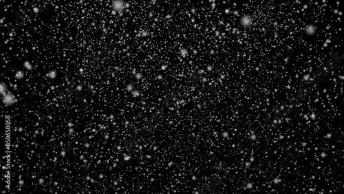 Realistic snowfall for alpha channel