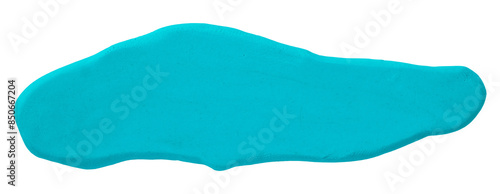 Plasticine is a light blue brush isolated on a transparent background.