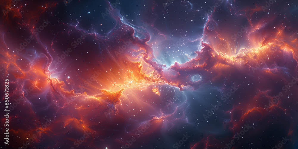 Fototapeta premium fantasy space nebula in the universe