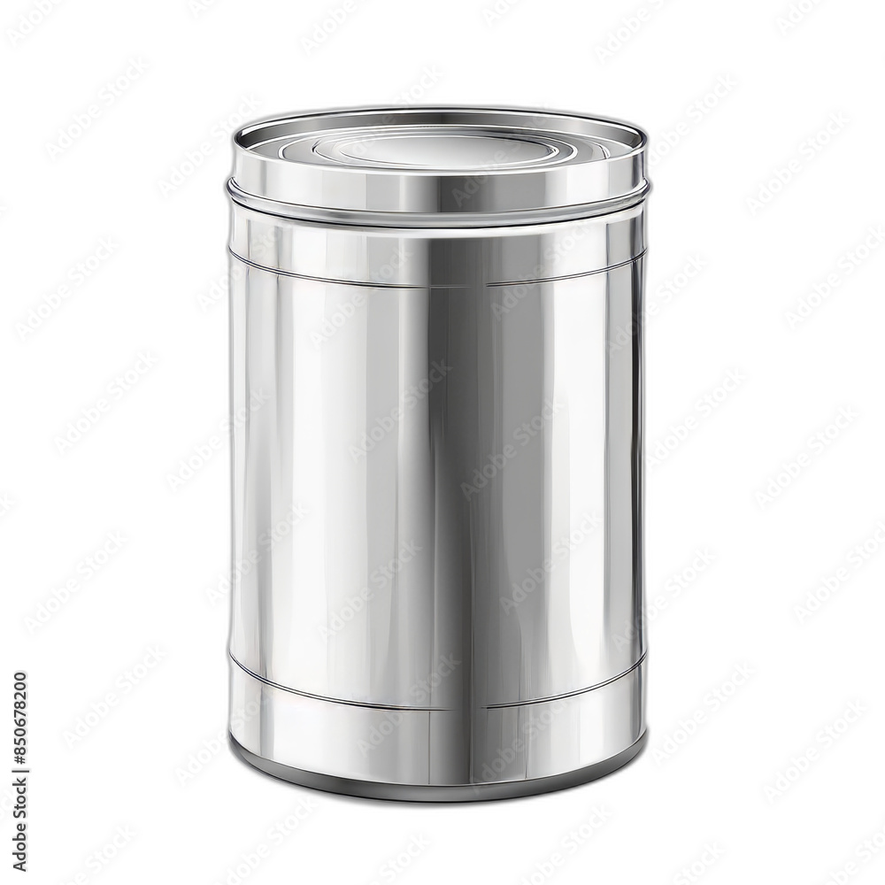 Tin can mockup, transparent background, PNG Tin can mockup, transparent background, PNG