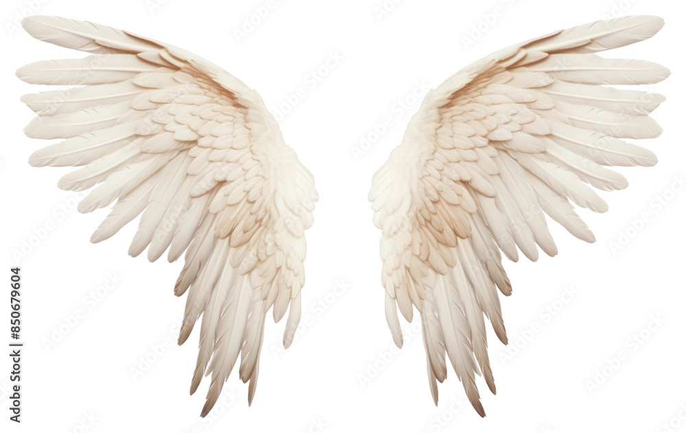 Obraz premium PNG Angel bird wing transparent background