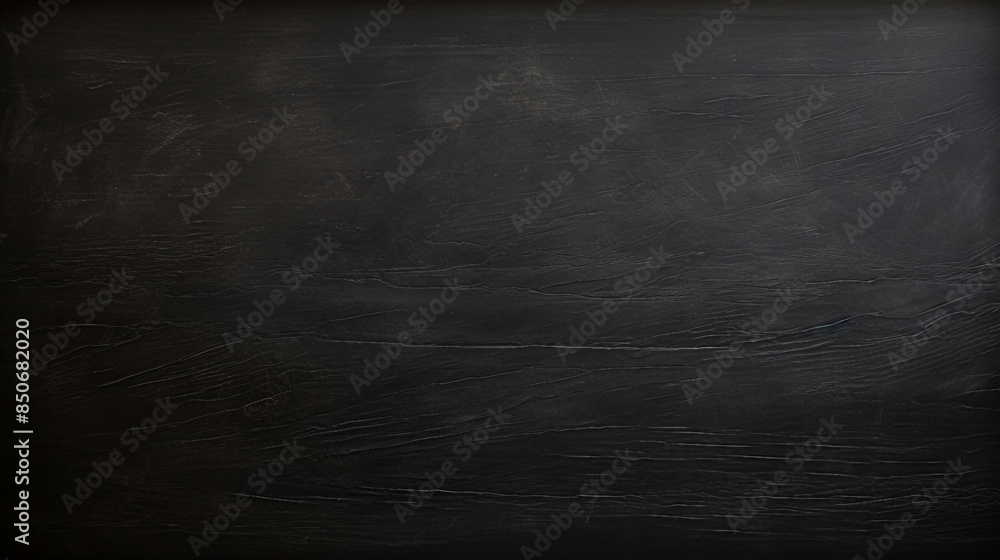 Smooth Black Chalkboard With Faint Chalk Residue, Suitable For Educational And Classroom Concepts. Generative AI Smooth Black Chalkboard With Faint Chalk Residue, Suitable For Educational And Classroom Concepts. Generative AI