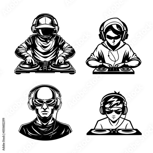 dj with headphones