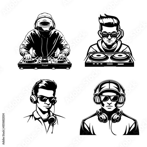 dj with headphones