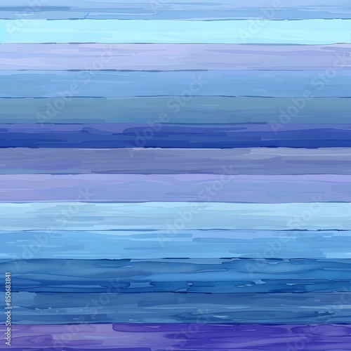 Abstract Watercolor Stripes in Blue and Purple Hues