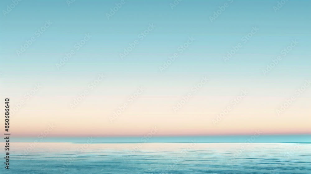 Background of a clear sky with a soft gradient from blue to white at the horizon Background of a clear sky with a soft gradient from blue to white at the horizon