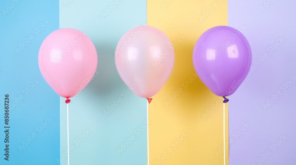 Birthday candles flat design side view party theme animation colored pastel. Birthday candles flat design side view party theme animation colored pastel.