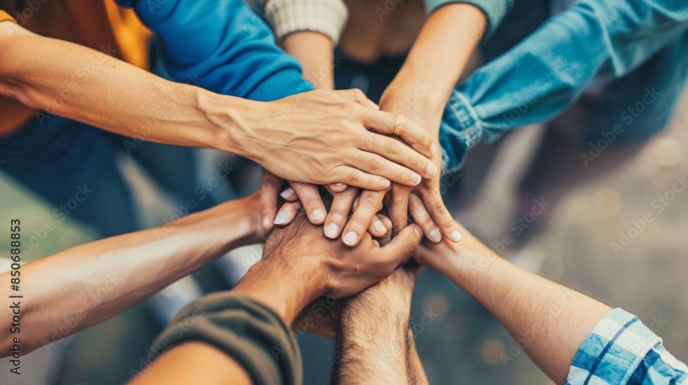Hands Reaching Together: A Symbol of Unity Hands Reaching Together: A Symbol of Unity