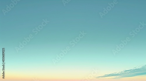 Background of a clear sky with a soft blue gradient and no clouds