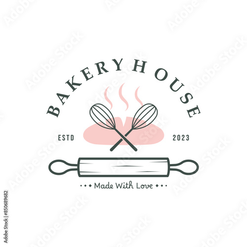 Bread Badge Template or Bread Logo Icon.