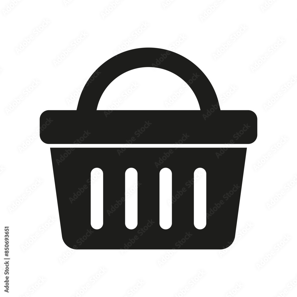 Shopping basket icon - vector illustration Shopping basket icon - vector illustration