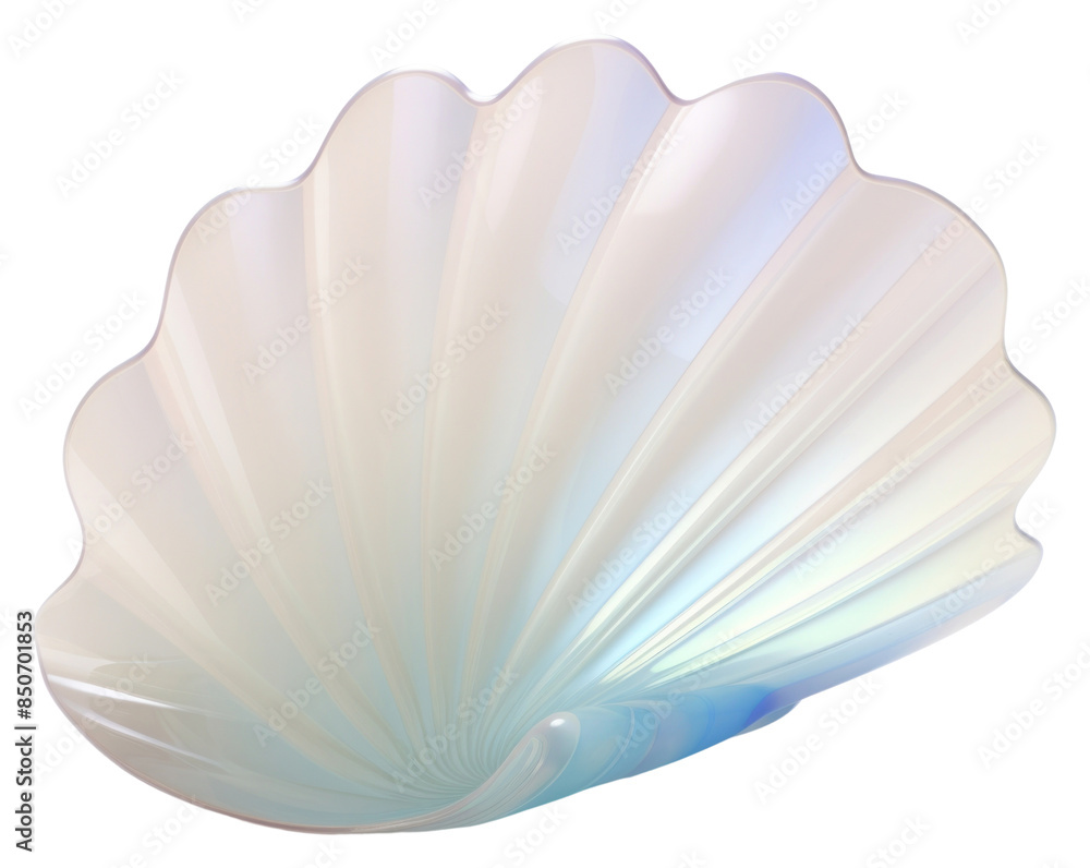Fototapeta premium PNG Shell invertebrate translucent seashell.
