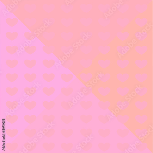 pink heart on the pink background.