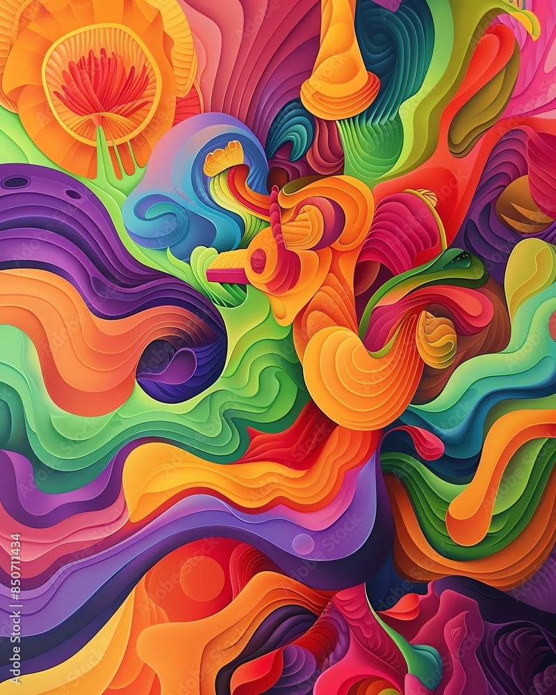 Vibrant abstract art with colorful swirling patterns and dynamic lines creating a sense of movement and energy. Vibrant abstract art with colorful swirling patterns and dynamic lines creating a sense of movement and energy.