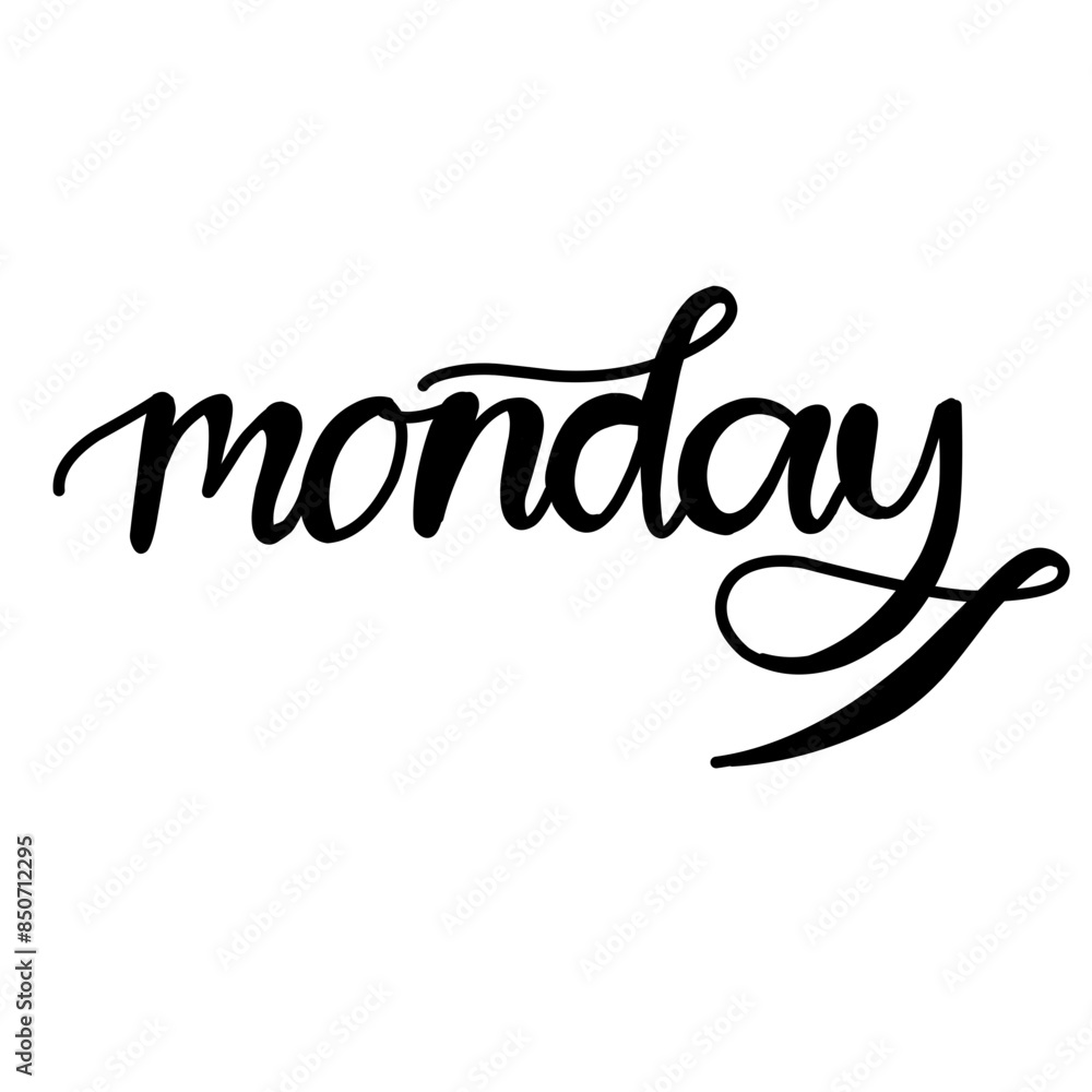 Sunday hand lattering