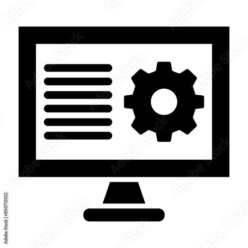 Monitoring Glyph Icon