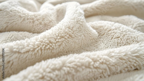 Soft,Cozy and Inviting Plush Blanket or Fabric for Relaxing and Comfortable Home Decor © pkproject